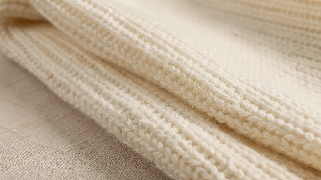 Détail texture maille française montrant la densité du tricot